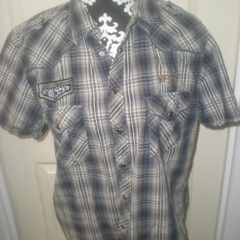 BIG STAR Brand  Shirt  Button Down   BUCKLE  NWOT  Size Large   Matthew